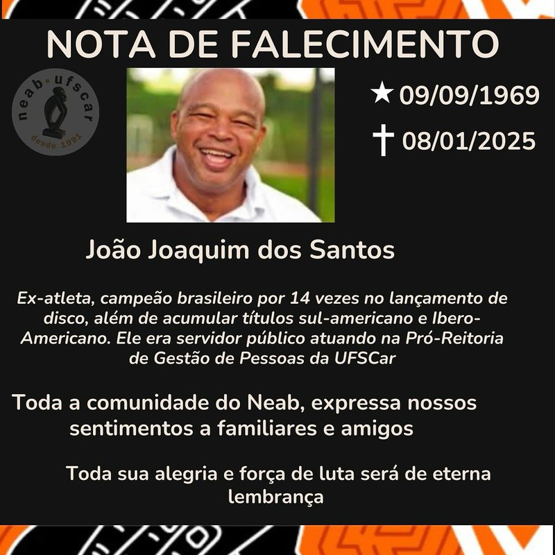 Nota de Pesar: Homenagem a João Joaquim dos Santos, Símbolo de Alegria e Luta